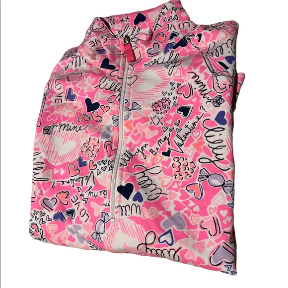 NWT Lilly Pulitzer Girls Popover Lilac You A Lot Size Large (8-10) - Picture 3 of 10